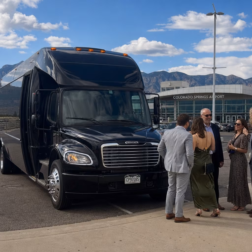 Rent a Bus to Colorado Springs Airport (COS)