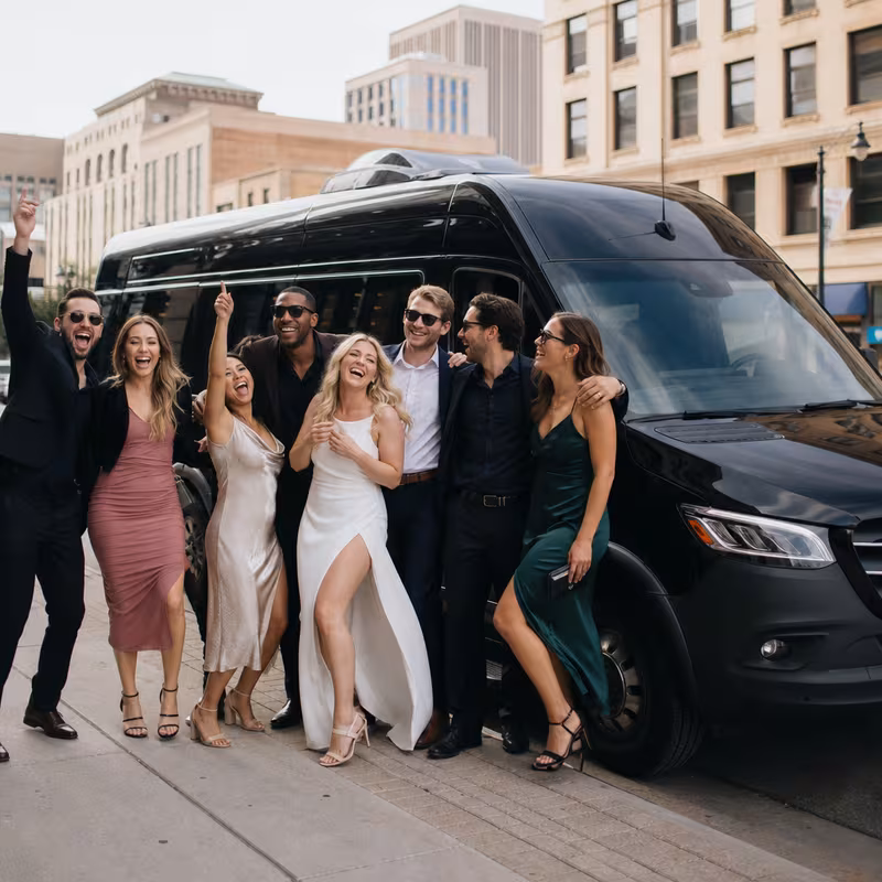 Colorado Springs Bachelor & Bachelorette Transportation fleet vehicle