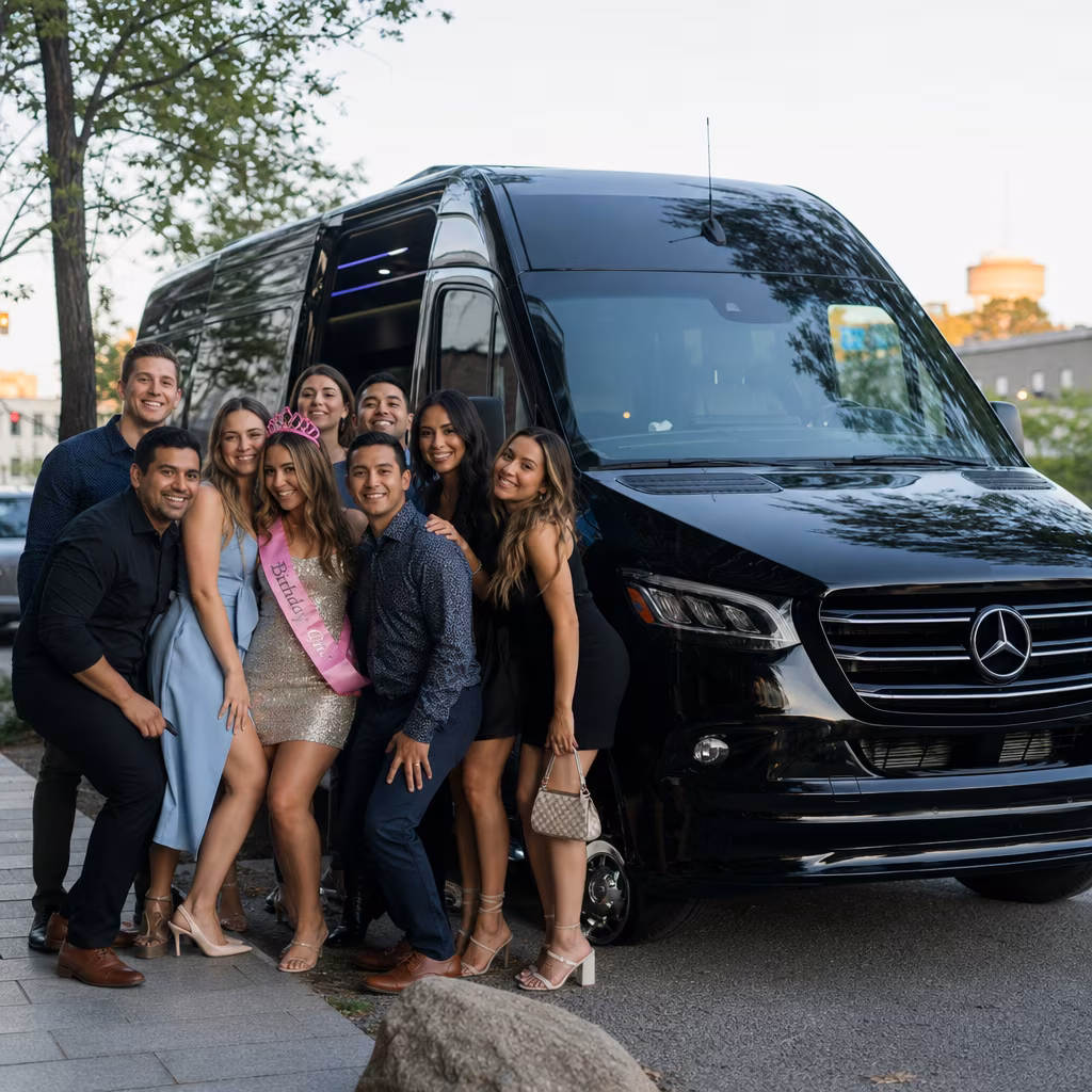 Birthday party bus
