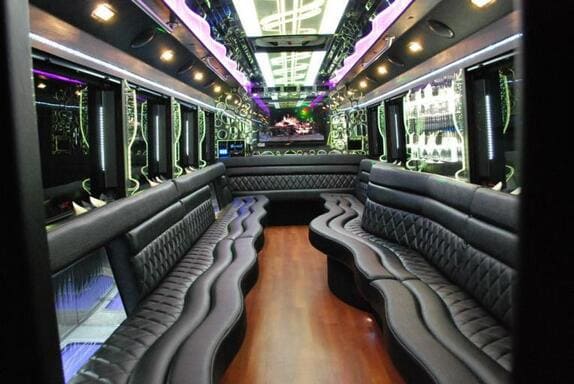 Centennial 25 Passenger Limo bus Interior
